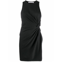 T By Alexander Wang Vestido com detalhe de nó lateral - Preto