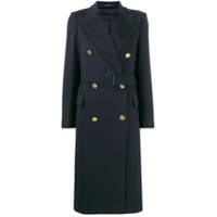 Tagliatore belted double-breasted coat - Azul