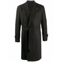 Tagliatore belted single-breasted coat - Cinza
