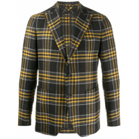 Tagliatore Blazer xadrez com abotoamento simples - Preto