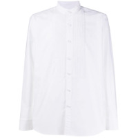 Tagliatore Camisa mangas longas com pregas - Branco
