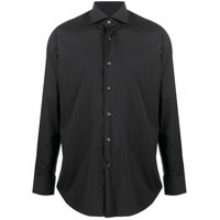 Tagliatore Camisa slim mangas longas - Preto