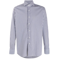 Tagliatore Cardiff striped print shirt - Branco