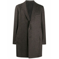 Tagliatore Casaco com abotoamento simples e padronagem xadrez - Marrom