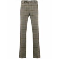 Tagliatore plaid-check tailored trousers - Neutro
