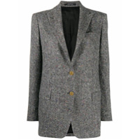 Tagliatore single-breasted speckled wool blazer - Cinza