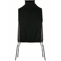 Takahiromiyashita The Soloist Suéter gola alta com sobreposição - Preto