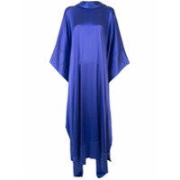 Taller Marmo Vestido reto de festa com drapeado - Roxo