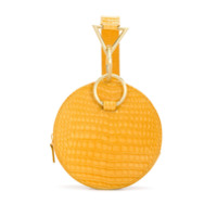 Tara Zadeh Bolsa tote com efeito de pele de crocodilo - Amarelo