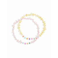 Tbalance Crystals Kit 2 pulseiras Love Sunshine - Rosa