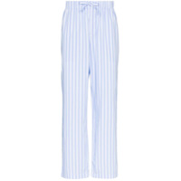 TEKLA Calça de pijama de algodão orgânico - Azul