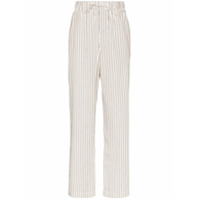 TEKLA Calça de pijama de algodão orgânico - Branco