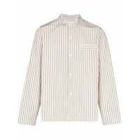 TEKLA Camisa de pijama de algodão orgânico - Branco