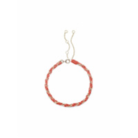 THE ALKEMISTRY Pulseira Kumachi de ouro 18k - Vermelho