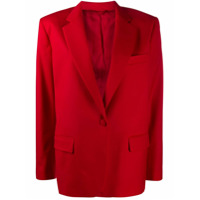 The Attico Blazer Bianca com abotoamento simples - Vermelho