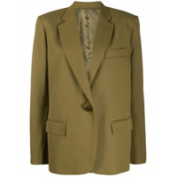 The Attico Blazer liso com abotoamento simples - Verde