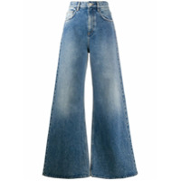 The Attico Calça jeans flare cintura alta - Azul