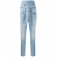 The Attico Calça jeans slim cintura alta - Azul