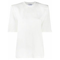 The Attico Camiseta com ombros estruturados - Branco