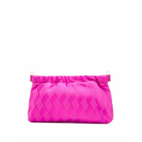 The Attico Clutch com fecho de encaixe metálico - Rosa