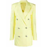 The Attico Vestido blazer com abotoamento duplo - Amarelo