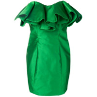 The Attico Vestido com bustier estruturado - Verde