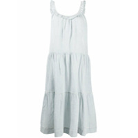 The Great. Vestido Magnolia com estampa de listras - Azul