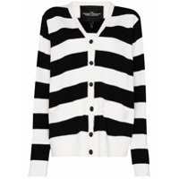 The Marc Jacobs Cardigan Grunge com listras - Preto