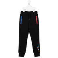 The Marc Jacobs Kids Calça esportiva com estampa de logo - Preto