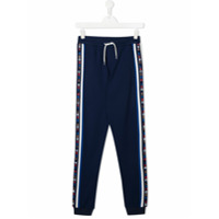 The Marc Jacobs Kids Calça esportiva com logo - Azul