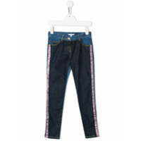 The Marc Jacobs Kids Calça jeans com recortes - Azul