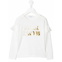 The Marc Jacobs Kids Camisa com logo estampado - Branco