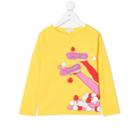 The Marc Jacobs Kids Camiseta com estampa - Amarelo