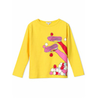 The Marc Jacobs Kids Camiseta com estampa gráfica - Amarelo