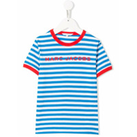 The Marc Jacobs Kids Camiseta com listras e logo - Branco