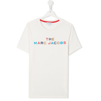 The Marc Jacobs Kids Camiseta com logo arco-íris - Branco