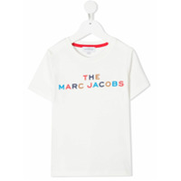 The Marc Jacobs Kids Camiseta com logo arco-íris - Branco