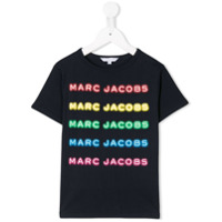 The Marc Jacobs Kids Camiseta com logo neon - Azul
