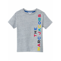 The Marc Jacobs Kids Camiseta com logo vertical - Azul