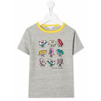 The Marc Jacobs Kids Camiseta de algodão com estampa de rosquinha - Cinza