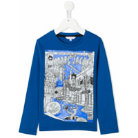 The Marc Jacobs Kids Camiseta He's In Danger - Azul