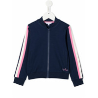 The Marc Jacobs Kids Jaqueta esportiva com listras contrastantes - Azul