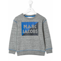 The Marc Jacobs Kids Moletom com estampa de logo - Cinza