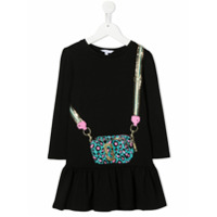 The Marc Jacobs Kids Vestido com estampa de bolsa - Preto