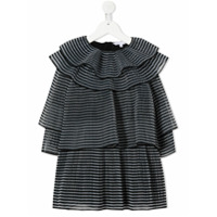 The Marc Jacobs Kids Vestido com pregas e babados - Preto