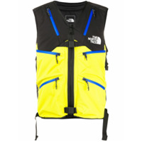 The North Face Black Series Colete color block com logo - Amarelo