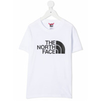 The North Face Kids logo print T-shirt - Branco