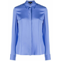 Theory classic fit long-sleeved shirt - Azul