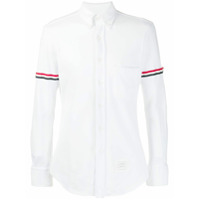 Thom Browne Camisa mangas longas com abotoamento - Branco