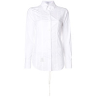 Thom Browne Camisa mangas longas com botões - Branco